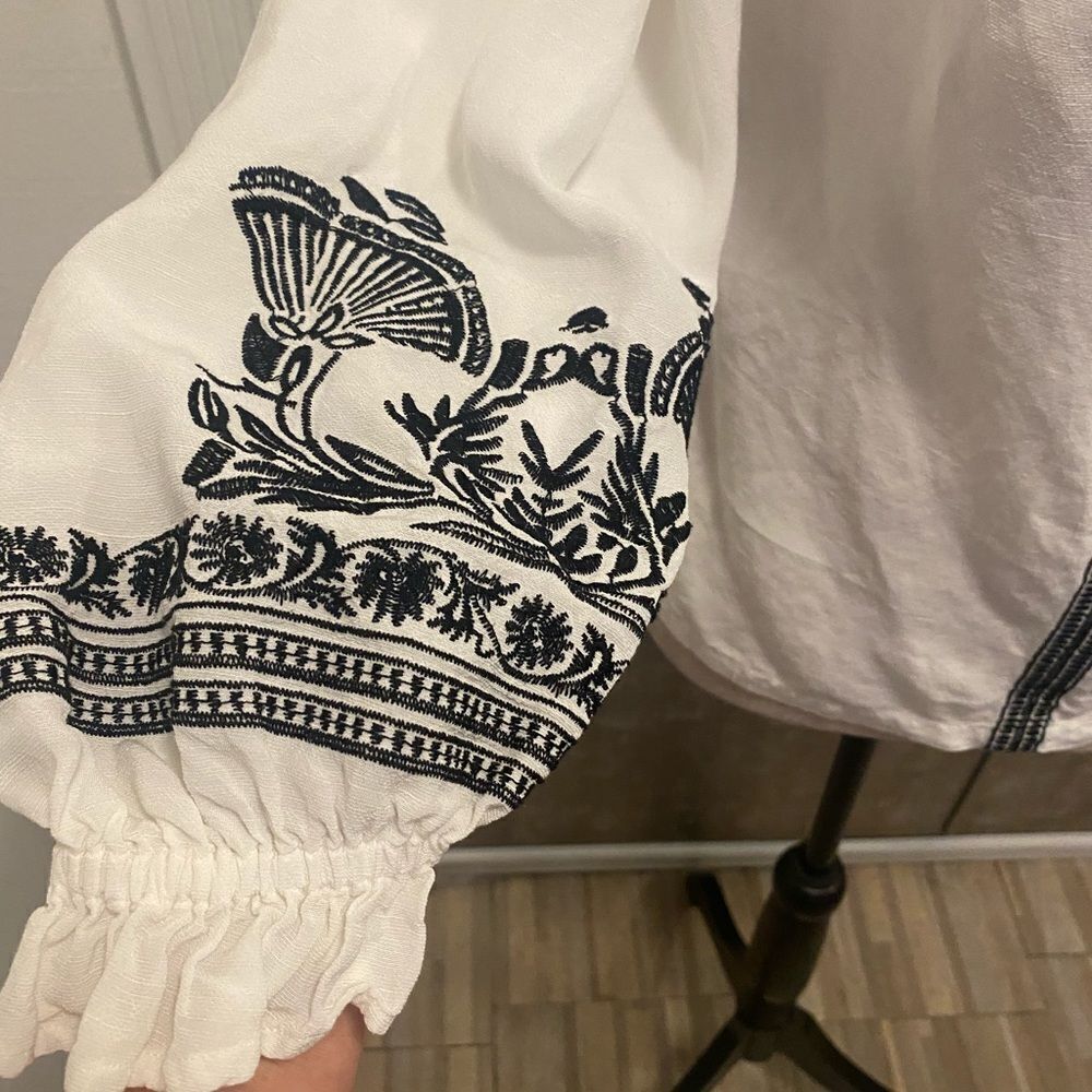 Maje embroidered boho blouse, S - Picture 5 of 11